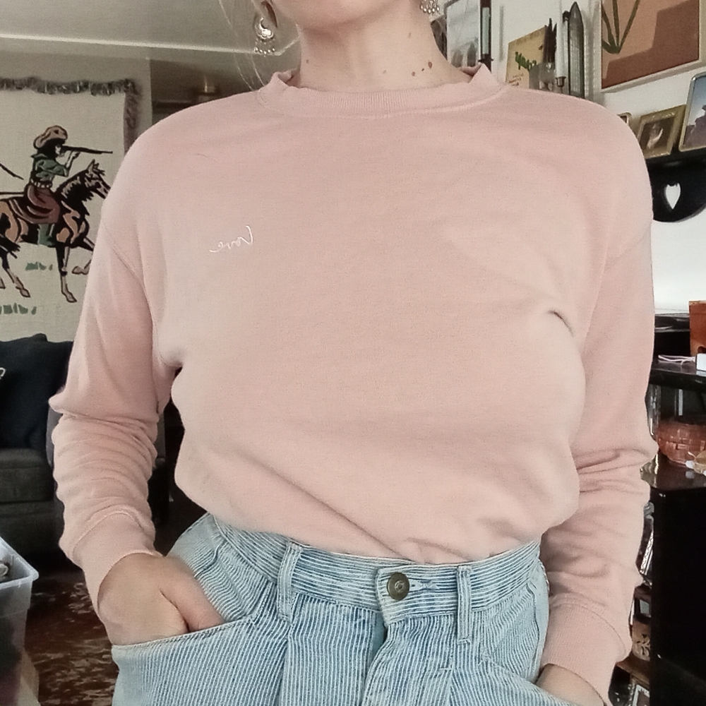 Divided Love Sweater Pink